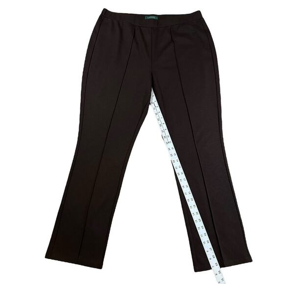 Lauren Ralph Lauren Green Label Women’s Pullon Brown Activewear Pants Size 1X - Picture 4 of 5